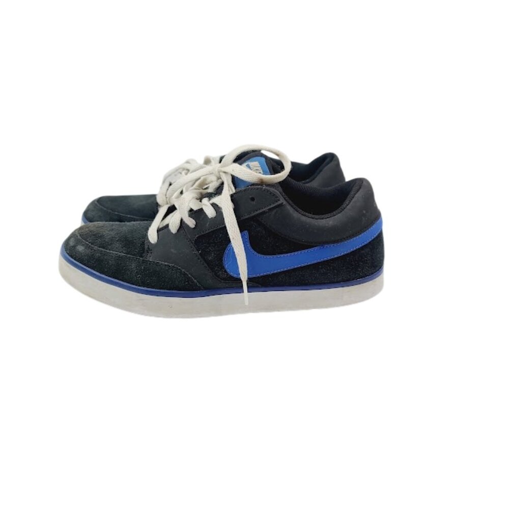 Nike Men's Black Blue Avid 431996-008 Suede Low Top Athletic Sneaker Size 7